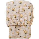 Blomster - Gul Tekstiler Garbo&Friends Mimosa Muslin Junior Fitted Sheet 60x120cm