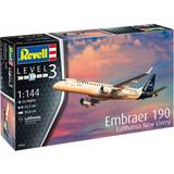 Revell Modeller & Byggesæt Revell Embraer 190 Lufthansa New Livery 1:144