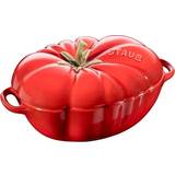 Rød Minigryder Staub Tomato med låg