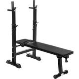 Træningsudstyr tectake Weight Bench with Barbell Rack