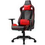 Justerbar siddehøjde - PVC læder Gamer stole Sharkoon Elbrus 2 Universal Gaming Chair - Black/Red