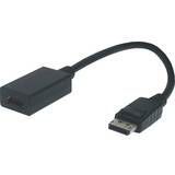 M-CAB DisplayPort-kabler - Rund M-CAB HDMI-DisplayPort M-F 0.2m