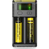 NiteCore Oplader - Sort Batterier & Opladere NiteCore New i2