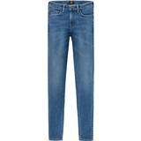 Lee 34 - Dame - Firkantet Jeans Lee Scarlett High Skinny Jeans - Mid Copan