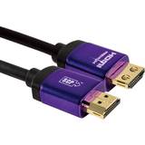 HDMI-kabler - Lilla - Rund SCP Premium 990UHDV HDMI-HDMI 3m