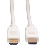 Roline HDMI-kabler - Hvid Roline HDMI - HDMI 2m