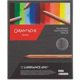 Luminance farveblyanter Caran d’Ache Luminance 6901 Box of 12