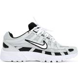 Grå - Imiteret læder Sneakers Nike P-6000 M - Pure Platinum/Black/White