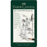 Faber-Castell Hobbyartikler Faber-Castell 9000 Graphite Pencil Design Set Tin of 12