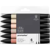 Winsor & Newton Marker penne Winsor & Newton Promarker 6 Skin Tones Set 1