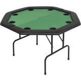 Pokerbord Bordspil Octagonal Foldable Poker Table for 8 Players