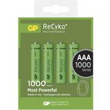 GP Batteries Batterier - Urbatterier Batterier & Opladere GP Batteries ReCyko AAA 950mAh 4-pack