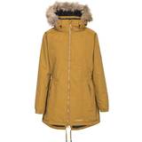 Dame - Fleece - Gul Overtøj Trespass Celebrity Fleece Lined Parka Jacket - Golden Brown