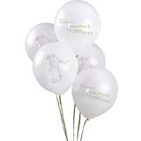 Latex Ballon Guess How Much I Love You White 8-pack