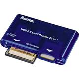 MicroSDHC Hukommelseskortlæser Hama USB 2.0 35-in-1 Card Reader (55348)