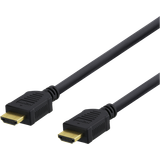 HDMI-kabler - High Speed with Ethernet (4K) Deltaco 4K UHD HDMI - HDMI 5m