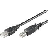 MicroConnect Grå - USB-kabel Kabler MicroConnect USB A - USB B 2.0 5m