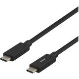 3.1 (gen.2) Kabler Deltaco 3A USB C-USB C 3.1 (Gen.2) 1m