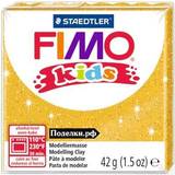 Guld Polymer-ler Staedtler Fimo Kids Glitter Gold 42g