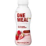 Jordbær Vægtkontrol & Detox Nupo One Meal +Prime Shake Strawberry 330ml