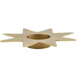 Aluminium - Guld Lysestager, Lys & Dufte House Doctor Star Lysestage 2.8cm