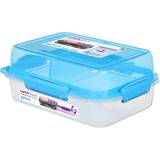 Stabelbare - Transparent Madkasser Sistema Lunch Stack Rectangle TO GO Madkasse 1.8L