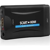 Scart til hdmi INF SCART-HDMI F-F Adapter