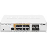 Mikrotik Gigabit Ethernet - PoE+ Switche Mikrotik Cloud Router Switch CRS112-8P-4S-IN