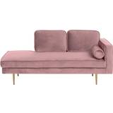 Divaner - Pink Sofaer Beliani Miramas Right-Hand Sofa 171cm 2 personers