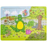 Klassiske puslespil Teddykompaniet Bolibompa Dragon in the Garden Puzzle 24 Pieces
