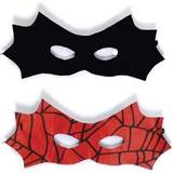 Superhelte & Superskurke Øjenmasker Great Pretenders Reversible Spider Bat Mask Red&Black