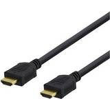 Deltaco HDMI-kabler Deltaco High Speed with Ethernet HDMI-HDMI 7m