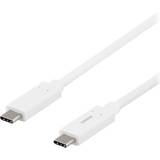 3.1 (gen.2) - USB-kabel Kabler Deltaco 3A 60W USB C-USB C 3.1 (Gen.2) 1m