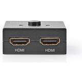 Nedis HDMI Kabler Nedis Ultra HD 4K HDMI-2HDMI F-F Adapter