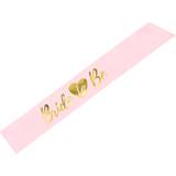 Ordensbånd PartyDeco Sash Bride to Be Pink/Gold