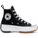 48 ½ - Lærred Sneakers Converse Run Star Hike High Top - Black/White/Gum