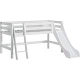Rutschebaner Senge Børneværelse HoppeKids Premium Halfhigh Bed with Slide & Ladder 90x200cm