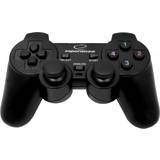 PlayStation 2 - USB type-A Spil controllere Esperanza Corsair Vibration USB Gamepad - Black