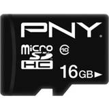 PNY 16 GB Hukommelseskort PNY Performance Plus microSDHC Class 10 UHS-I U1 16GB +Adapter