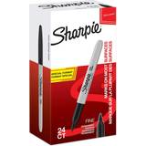 Sharpie Marker penne Sharpie Fine Point Permanent Marker 1mm Black 24 Pack