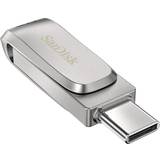 64 GB - MultiMediaCard (MMC) - USB 3.0/3.1 (Gen 1) USB Stik SanDisk USB 3.1 Ultra Dual Drive Luxe Type-C 64GB