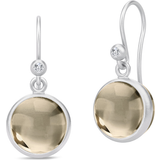 Julie Sandlau Prime Earrings - Silver/Brown