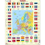 Larsen Flags & Political Map of Europe 70 Pieces