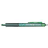 Pilot Frixion Ball Clicker Green 0.5mm Gel Ink Rollerball Pen