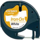Markeringsbånd Dymo LetraTag Iron-On White