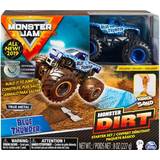 Metal Monstertrucks Spin Master Monster Jam Blue Thunder Monster Dirt Starter Set 1:64