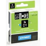 Markeringsbånd Dymo Label Cassette D1 1.2cmx7m
