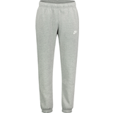 Grå Tøj Nike Sportswear Club Fleece Joggers - Dark Gray Heather/Matte Silver/White