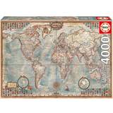 Puslespil 4000 brikker Educa The World Executive Map 4000 Brikker