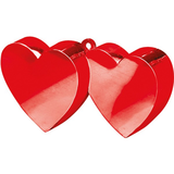 Amscan Balloon Weight Double Heart Red
